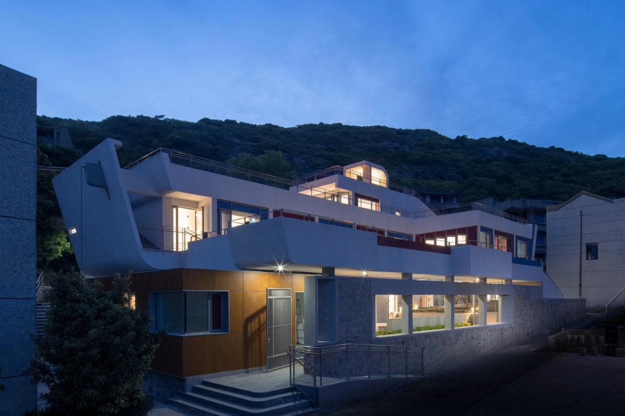 BIM建筑|孤岛浮舟：舟山柴山岛托老所 / 孟凡浩-line+建筑事务所