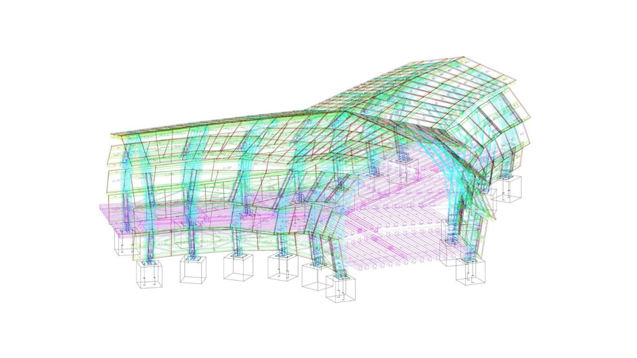 BIM建筑|小豆岛门户休息室 / VUILD Inc.