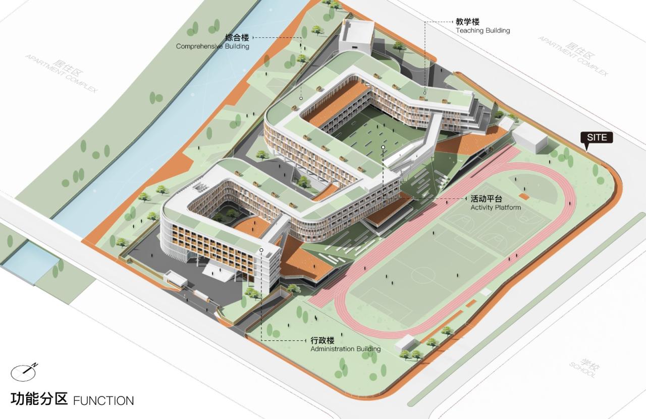BIM建筑|成长阶梯，无界校园：杭州市上塘单元小学 / 浙江大学建筑设计研究院