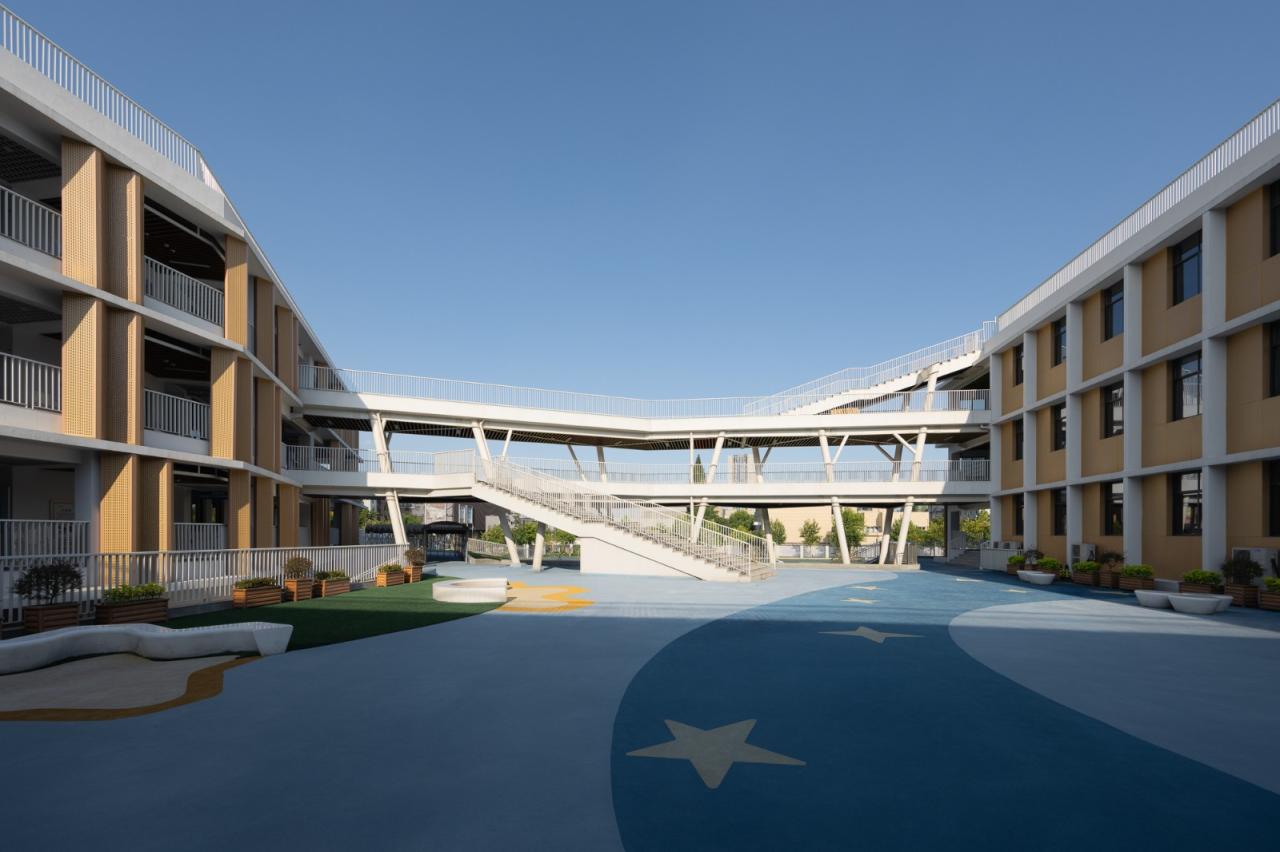 BIM建筑|成长阶梯，无界校园：杭州市上塘单元小学 / 浙江大学建筑设计研究院