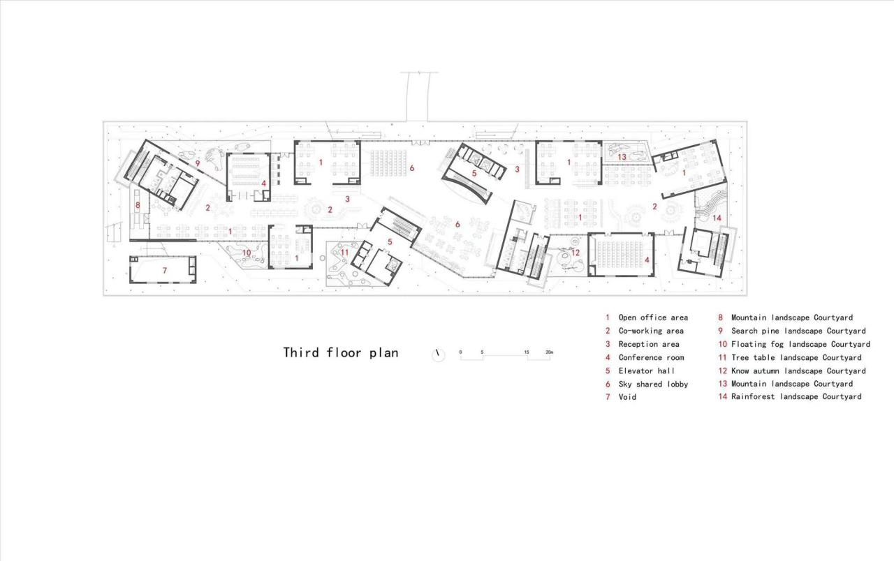BIM建筑|湖南广电芒果马栏山广场 / 地方工作室