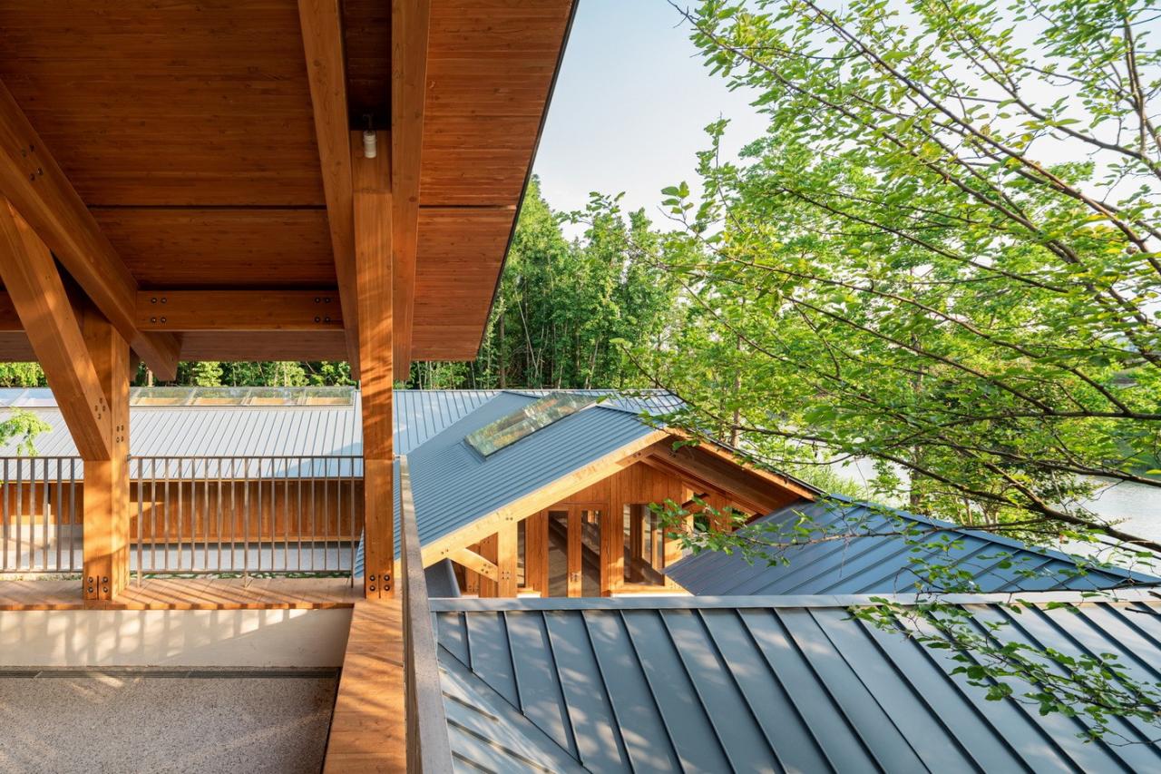 BIM建筑|上海长宁环城生态公园带市民服务驿站 / 致正建筑工作室 + 冶是建筑