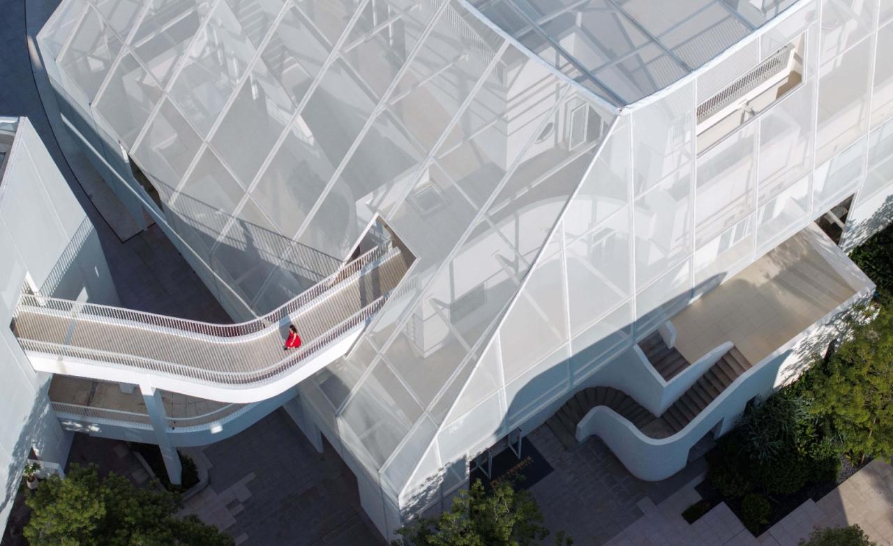 BIM建筑|玉山岚峰：正大太阳河咖啡小镇艺术中心 / Wutopia Lab