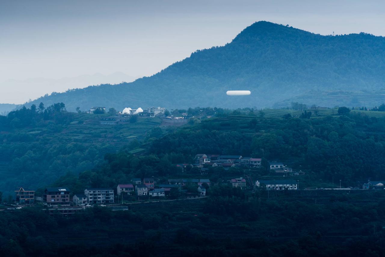 BIM建筑|上天入地：下岩贝穿云编木隧&腾云气象环 / 朱培栋-line+建筑事务所