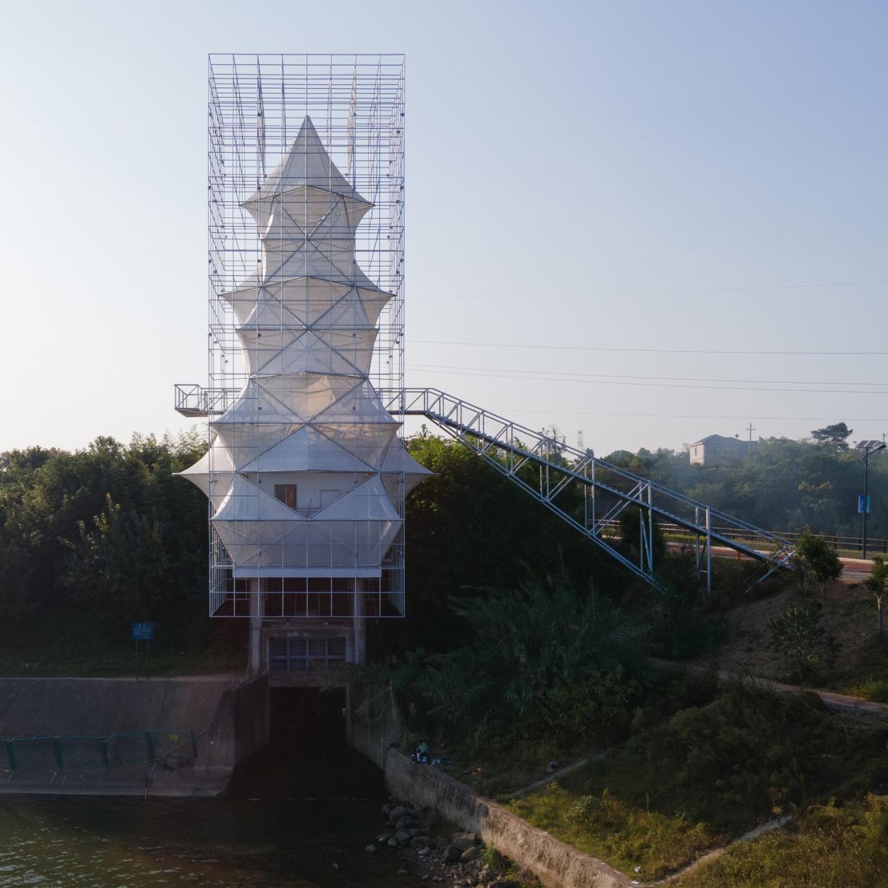 BIM建筑|人造树 / 有限设计工作室