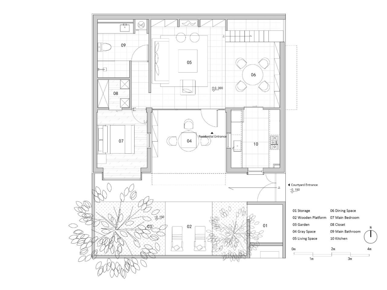 BIM建筑|母亲住宅 / CPLUS