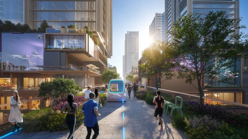 BIM建筑|福斯特推出杭州中心区“多叶脊柱”规划