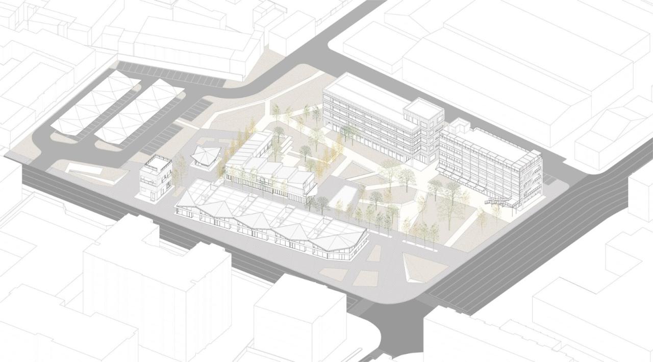 BIM建筑|上海继电器厂改造 / HCCH合尘建筑