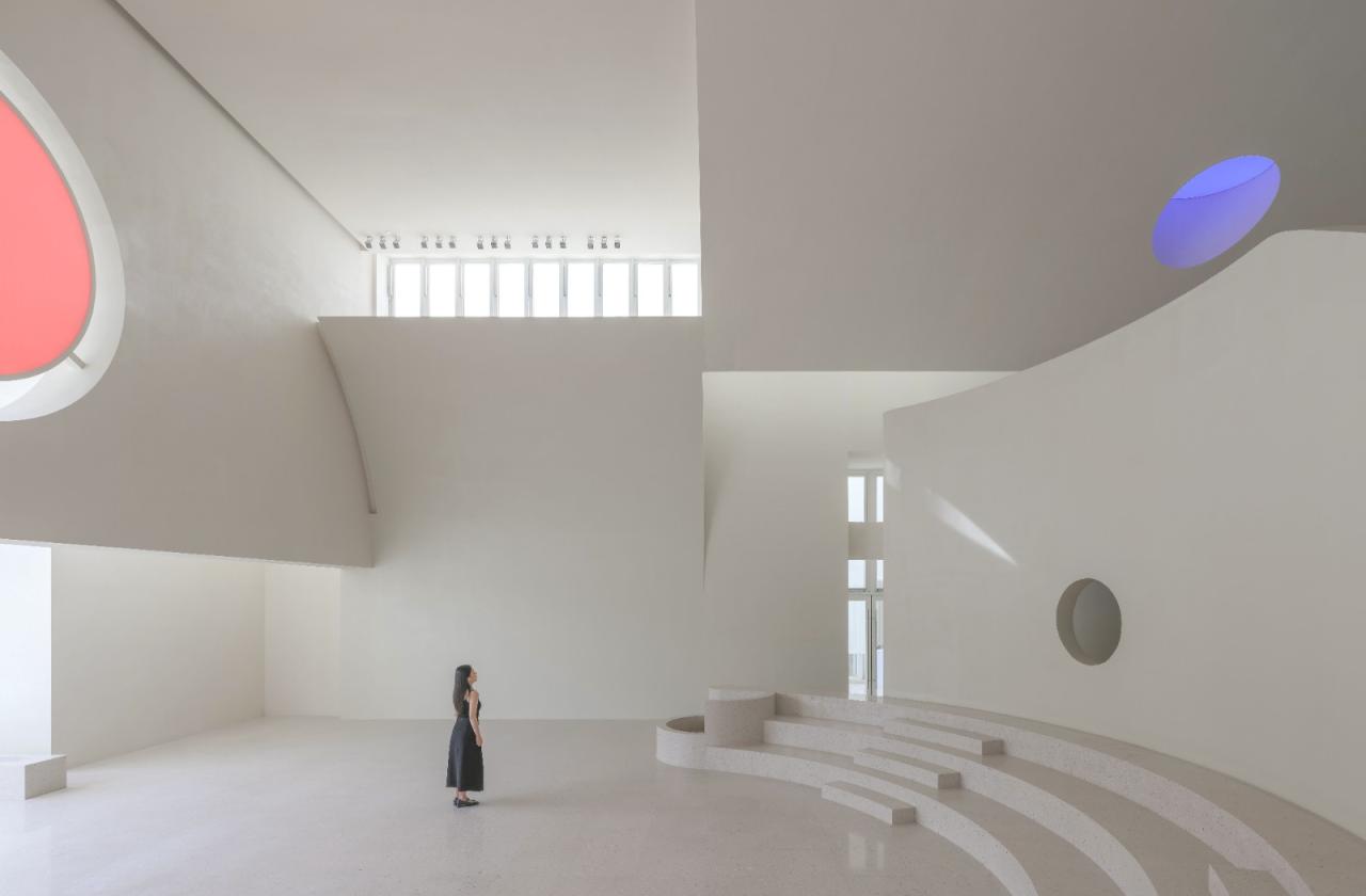 BIM建筑|玉山岚峰：正大太阳河咖啡小镇艺术中心 / Wutopia Lab