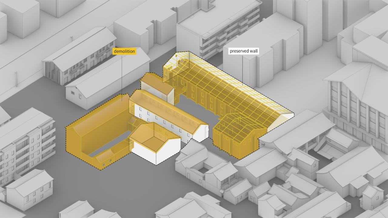 BIM建筑|大周画室及其周边区域改造 / SpActrum 谱观