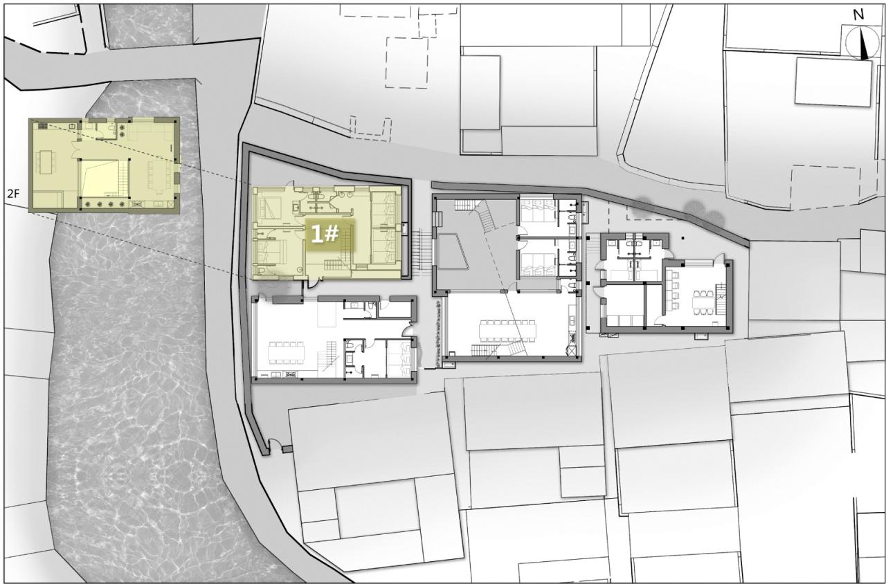 BIM建筑|以景为据：济南东泉村民宿集群设计 / GW空间设计