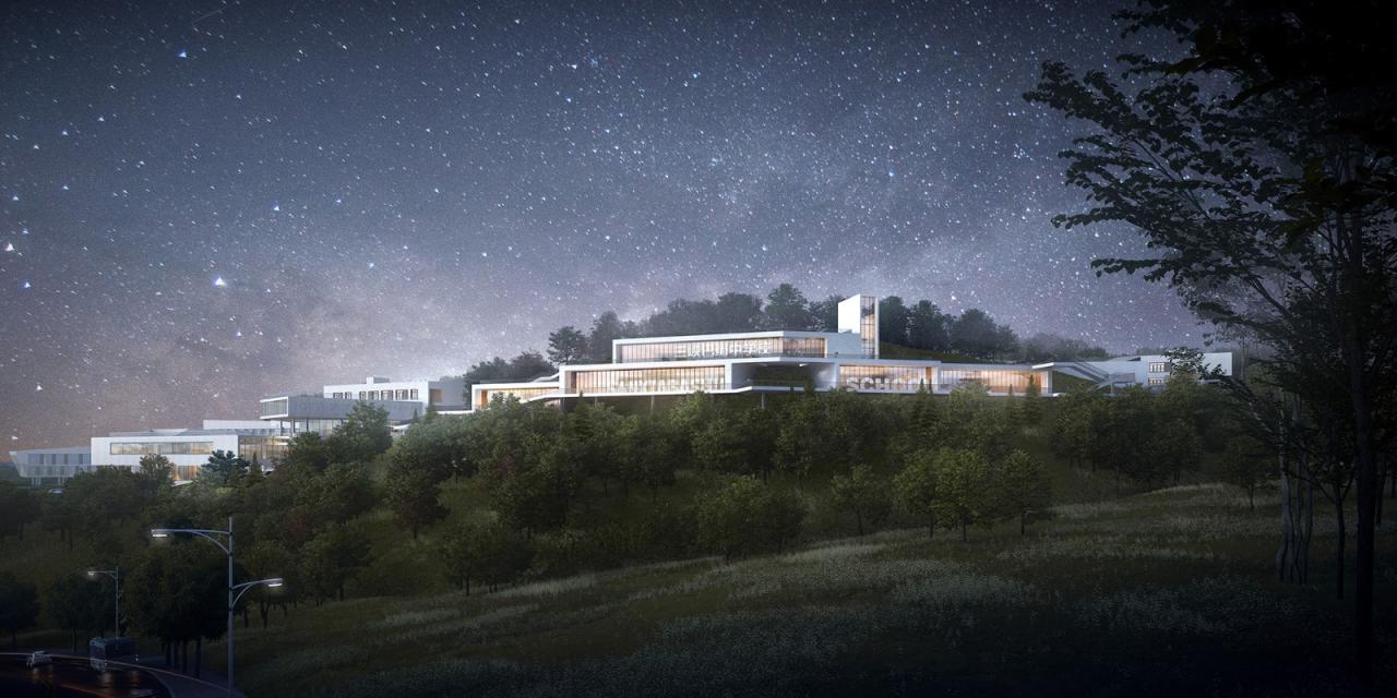 BIM建筑|三峡巴蜀中学：建筑与大地的和谐协奏 / 西筑设计作品