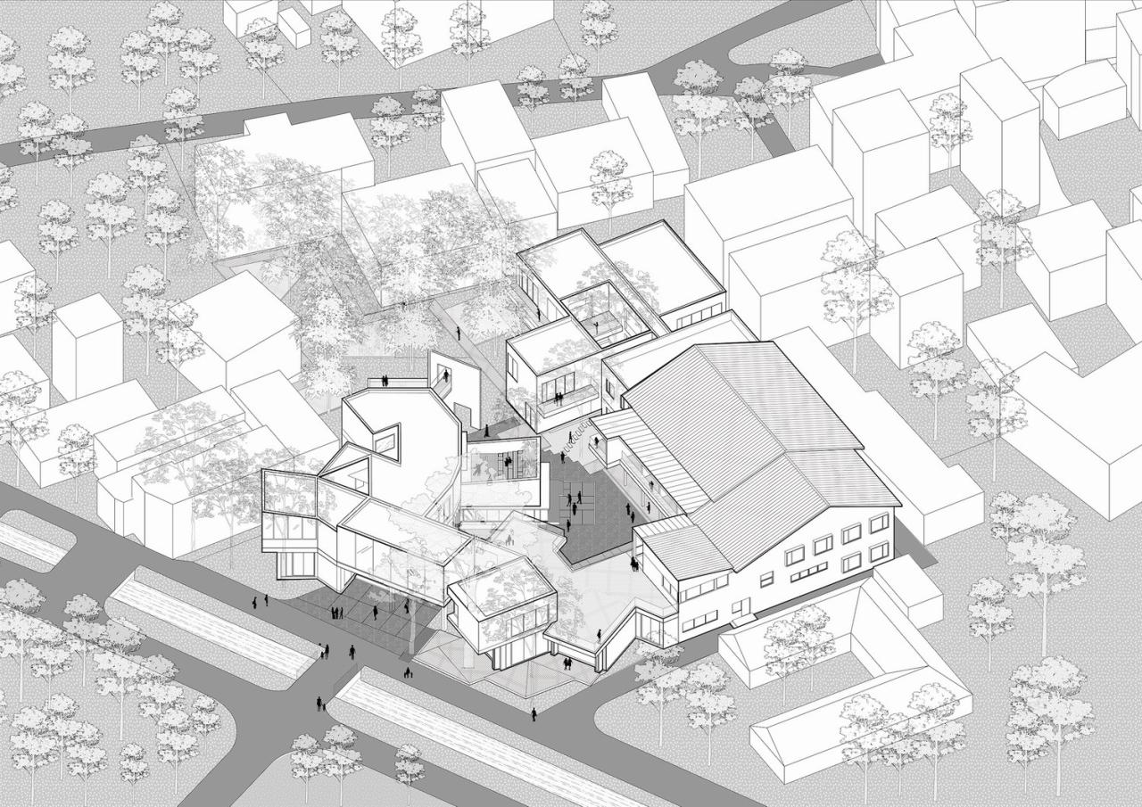 BIM建筑|成都温江榜样青年社区 / MAT 超级建筑事务所