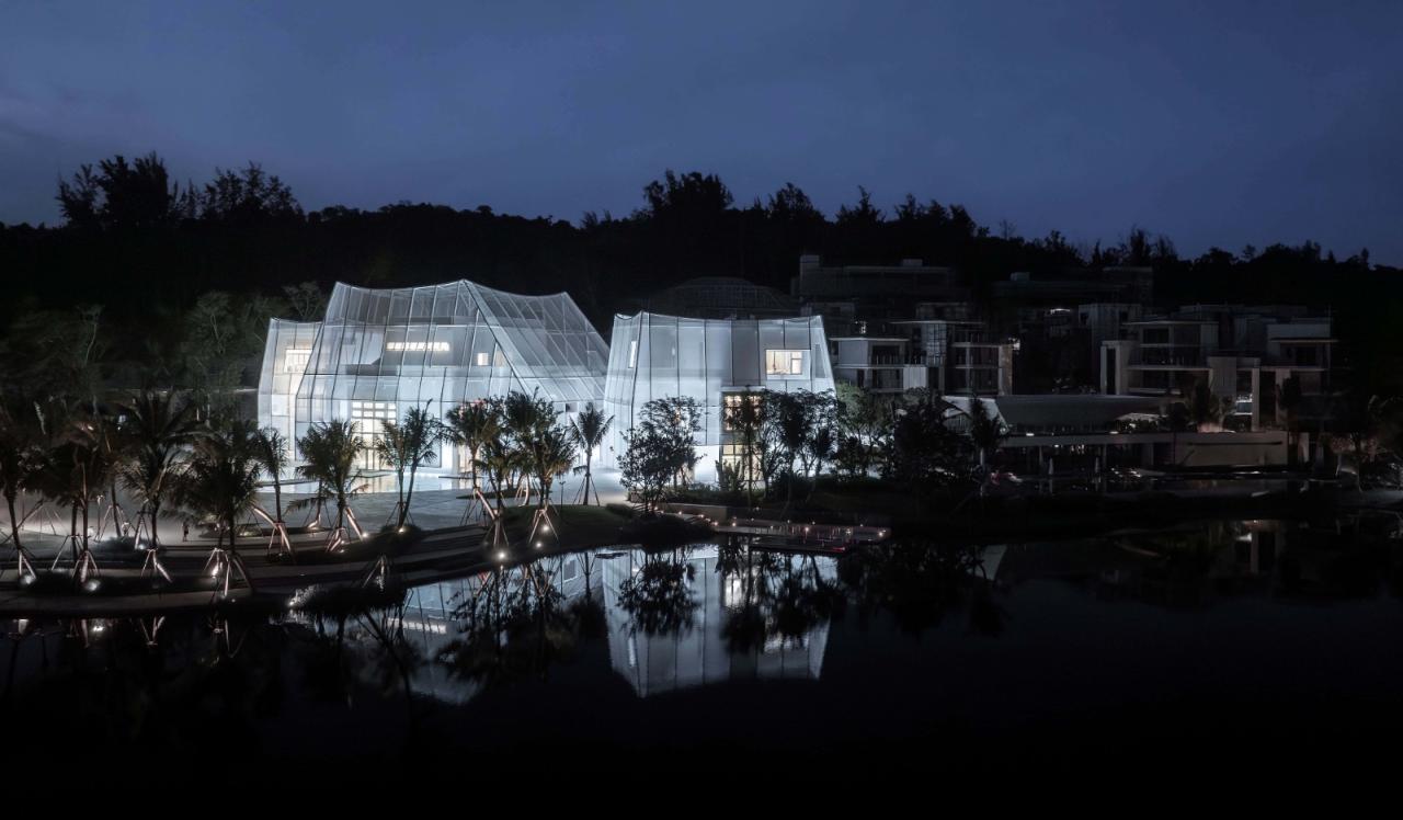 BIM建筑|玉山岚峰：正大太阳河咖啡小镇艺术中心 / Wutopia Lab