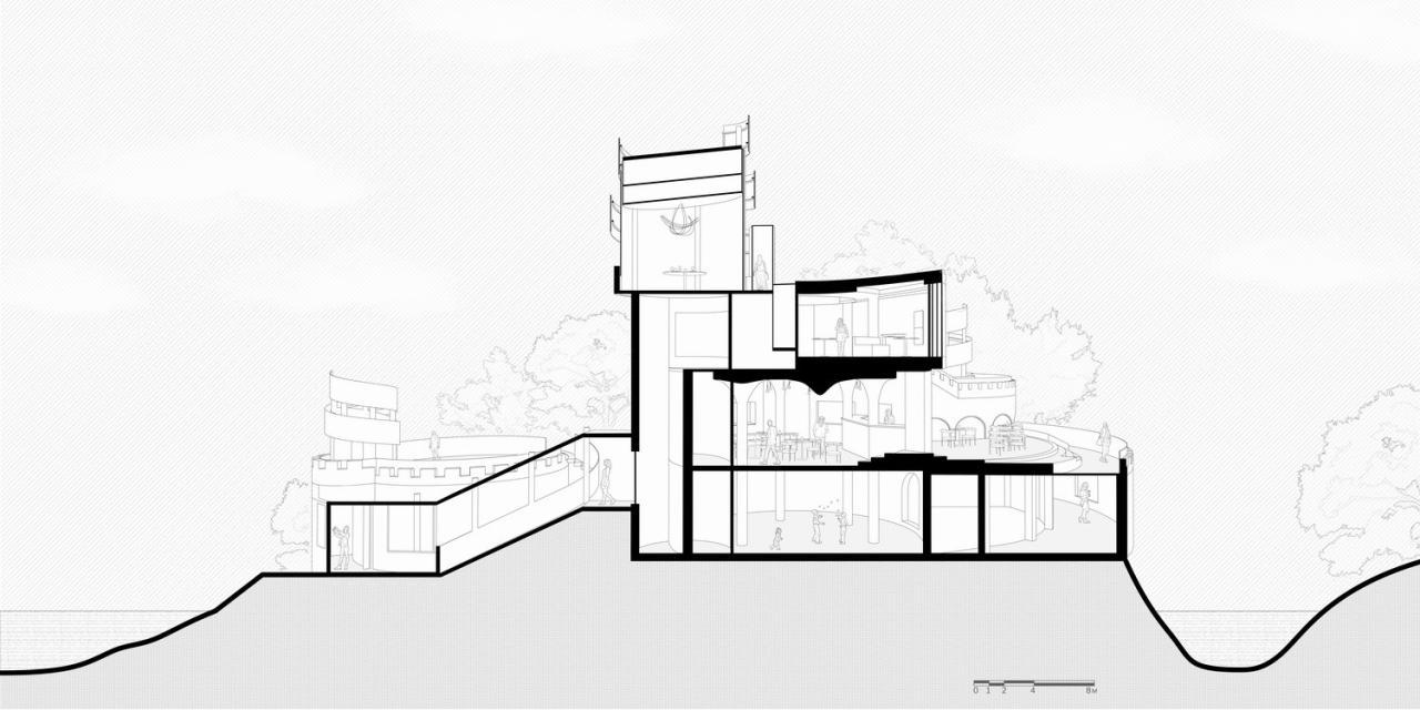 BIM建筑|太湖度假区凤凰台改造 / 平介设计