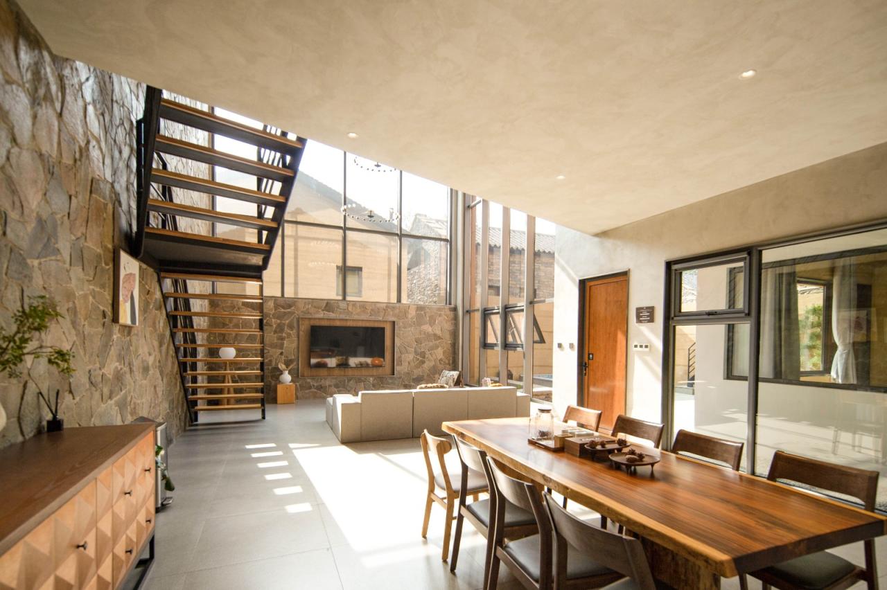 BIM建筑|以景为据：济南东泉村民宿集群设计 / GW空间设计