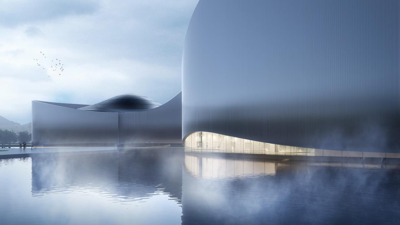 BIM建筑|徽文化艺术交流中心方案设计 / UJ 李思远新作