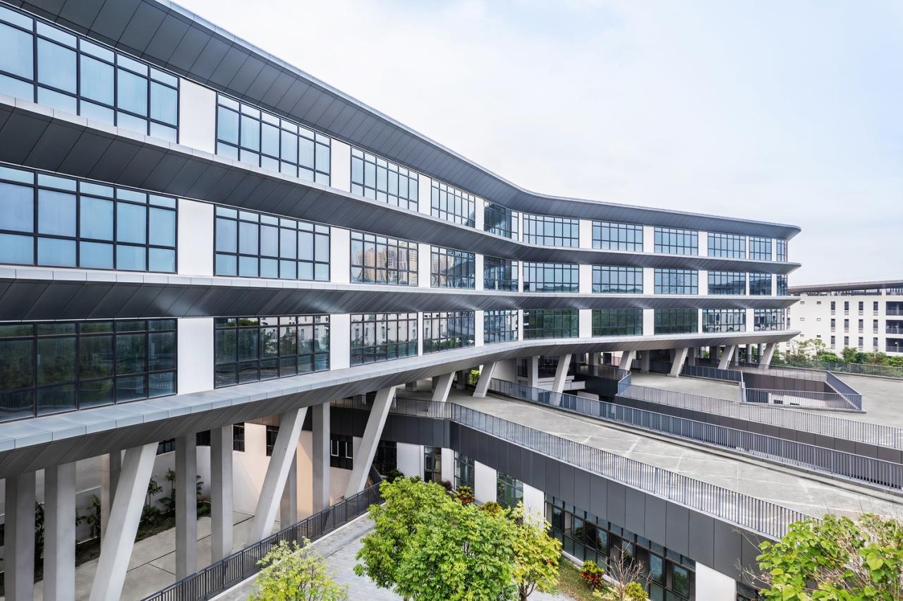 BIM建筑|北京大学附属中学海口学校 / Crossboundaries