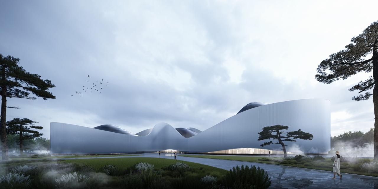 BIM建筑|徽文化艺术交流中心方案设计 / UJ 李思远新作