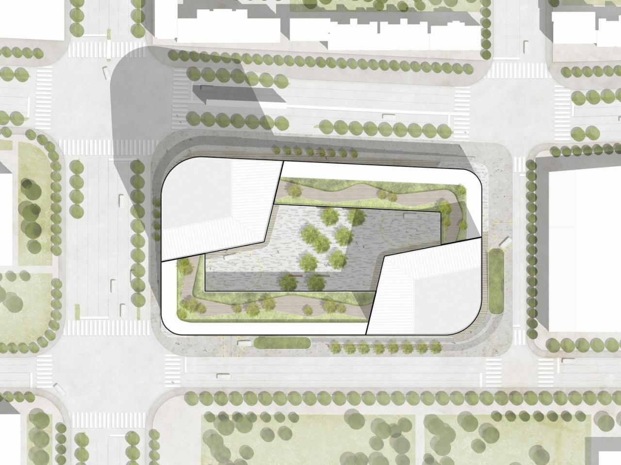 BIM建筑|济南中央商务区金石中心 / 盖博建筑设计事务所