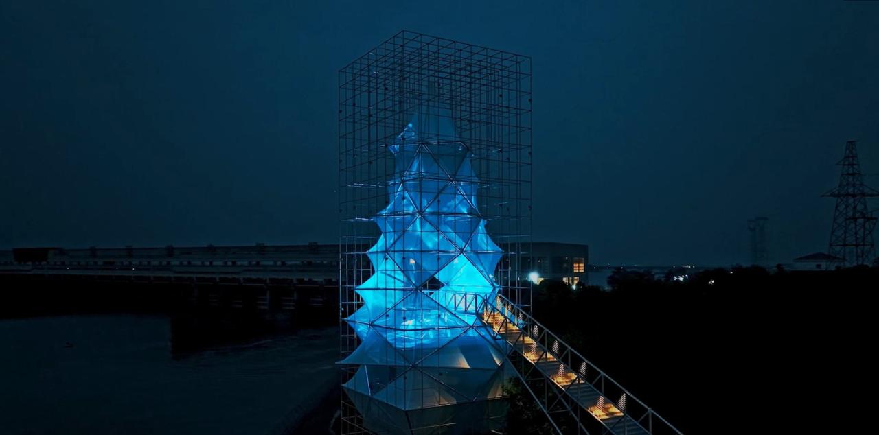 BIM建筑|人造树 / 有限设计工作室