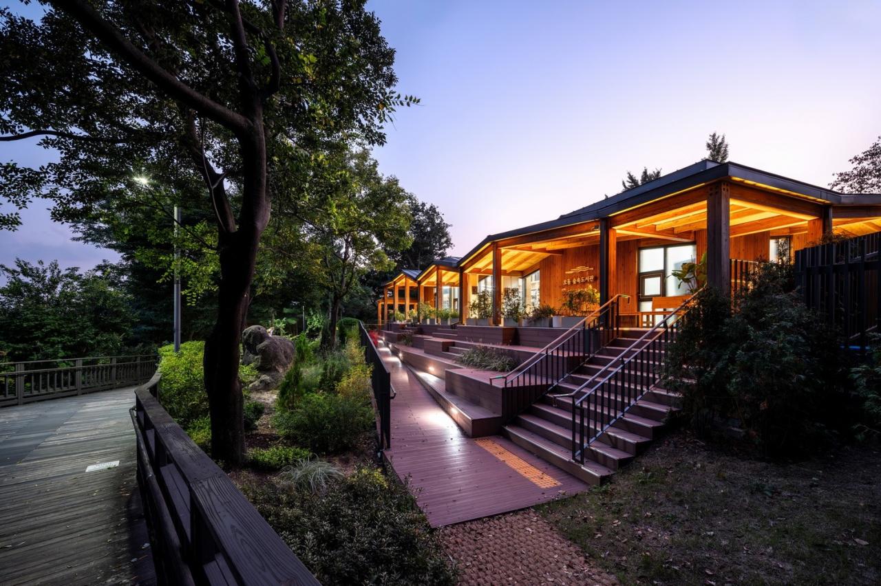 BIM建筑|Odong 公共图书馆 / Unsangdong Architects