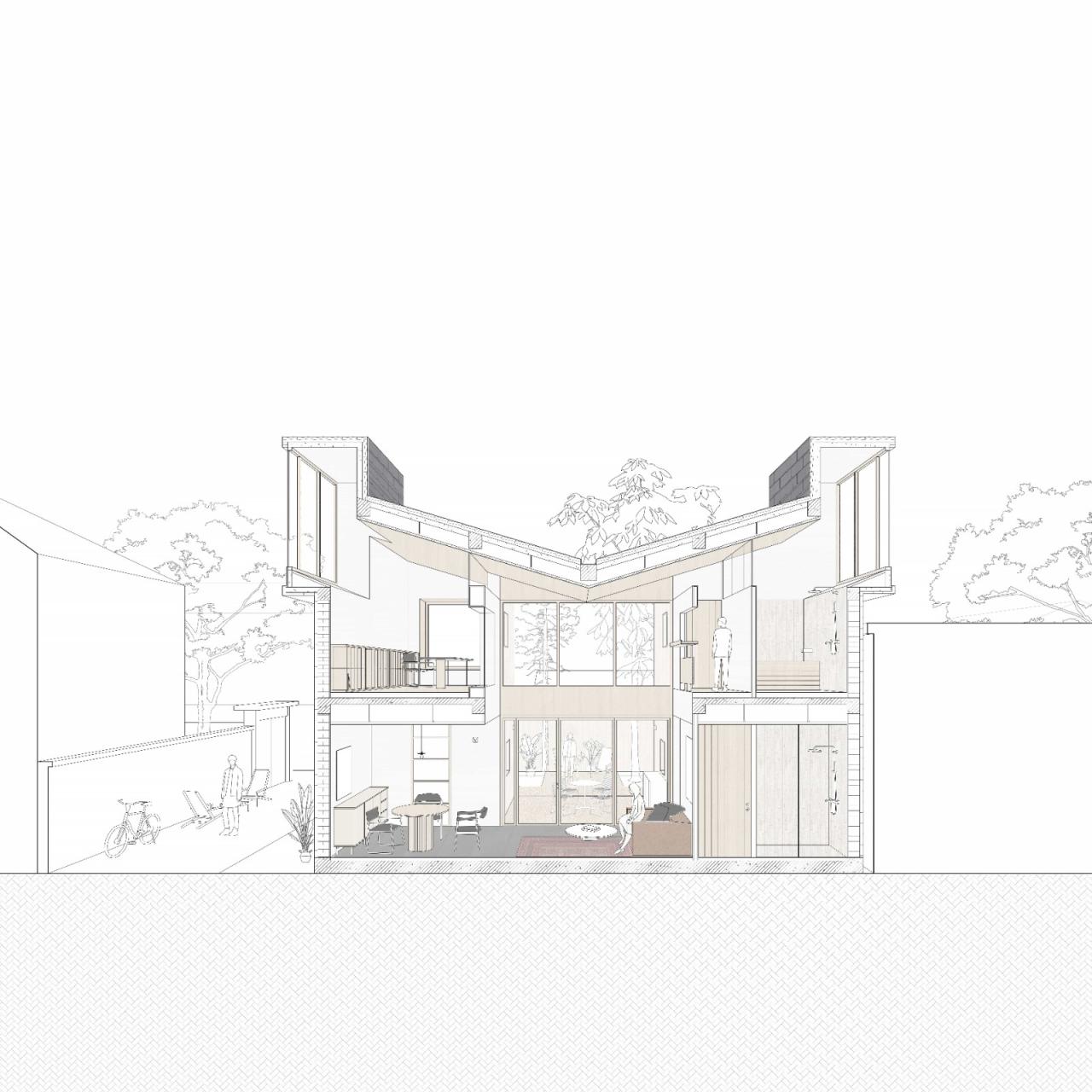 BIM建筑|母亲住宅 / CPLUS