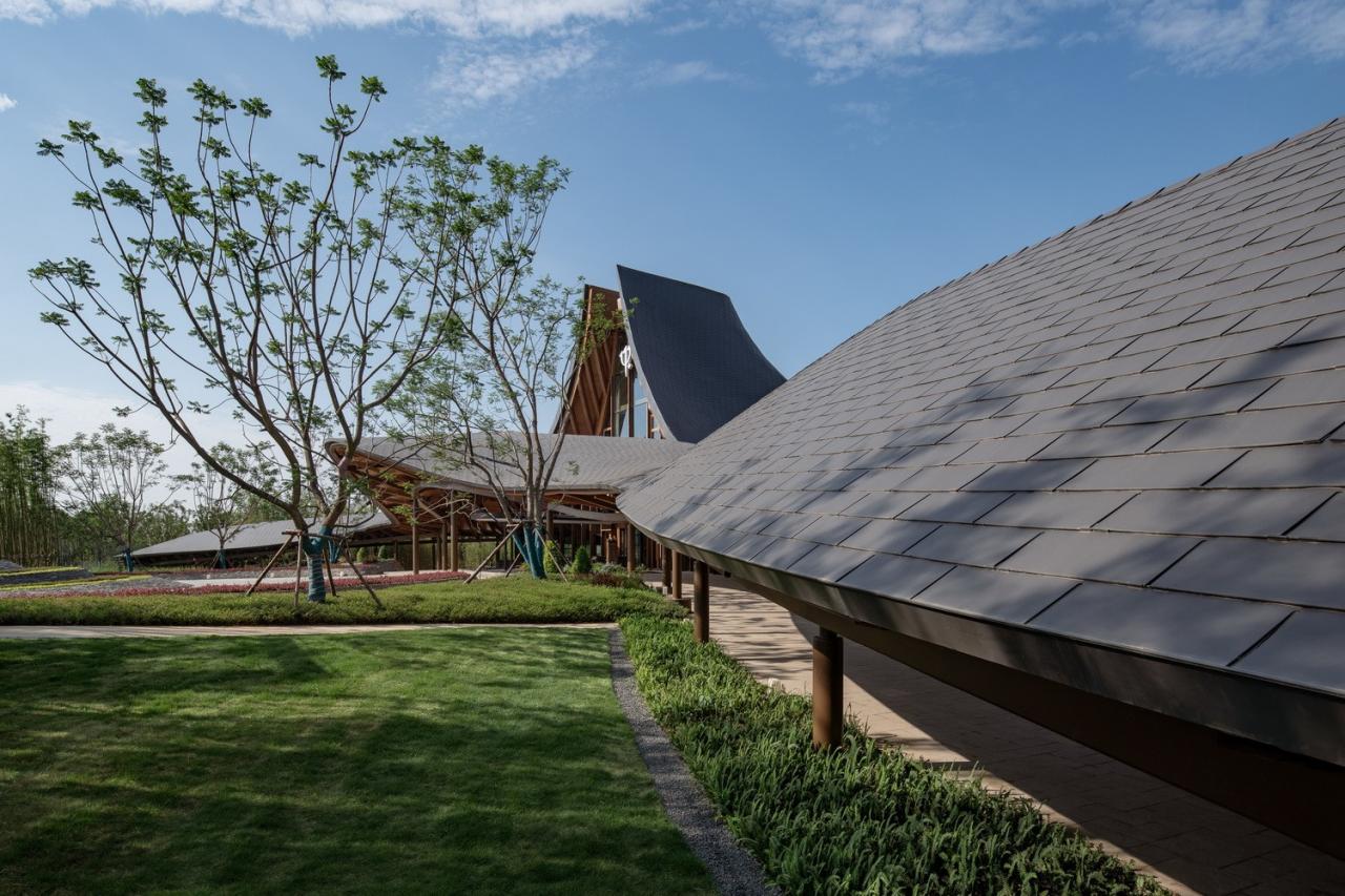 BIM建筑|“龙脊”- 地中海黑龙滩度假酒店 / AIM ARCHITECTURE