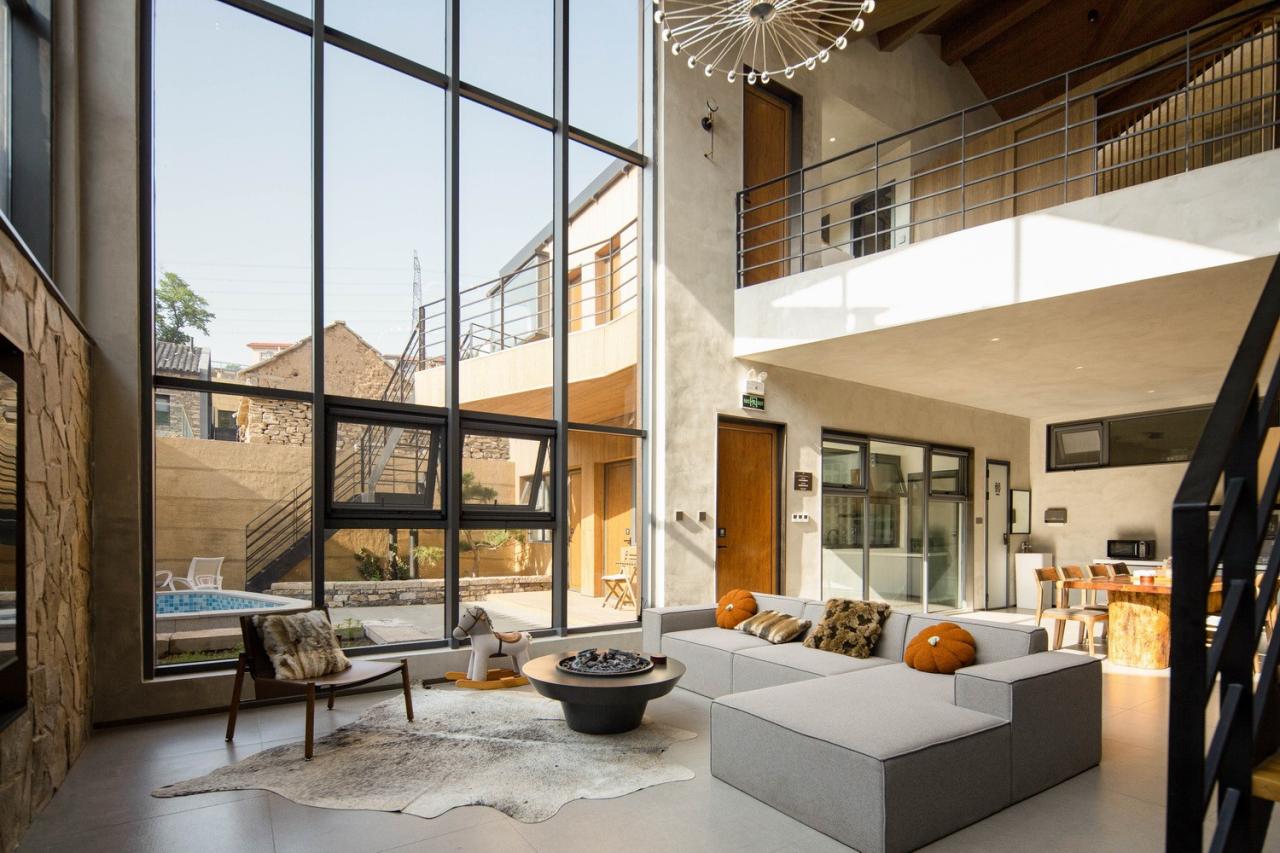 BIM建筑|以景为据：济南东泉村民宿集群设计 / GW空间设计