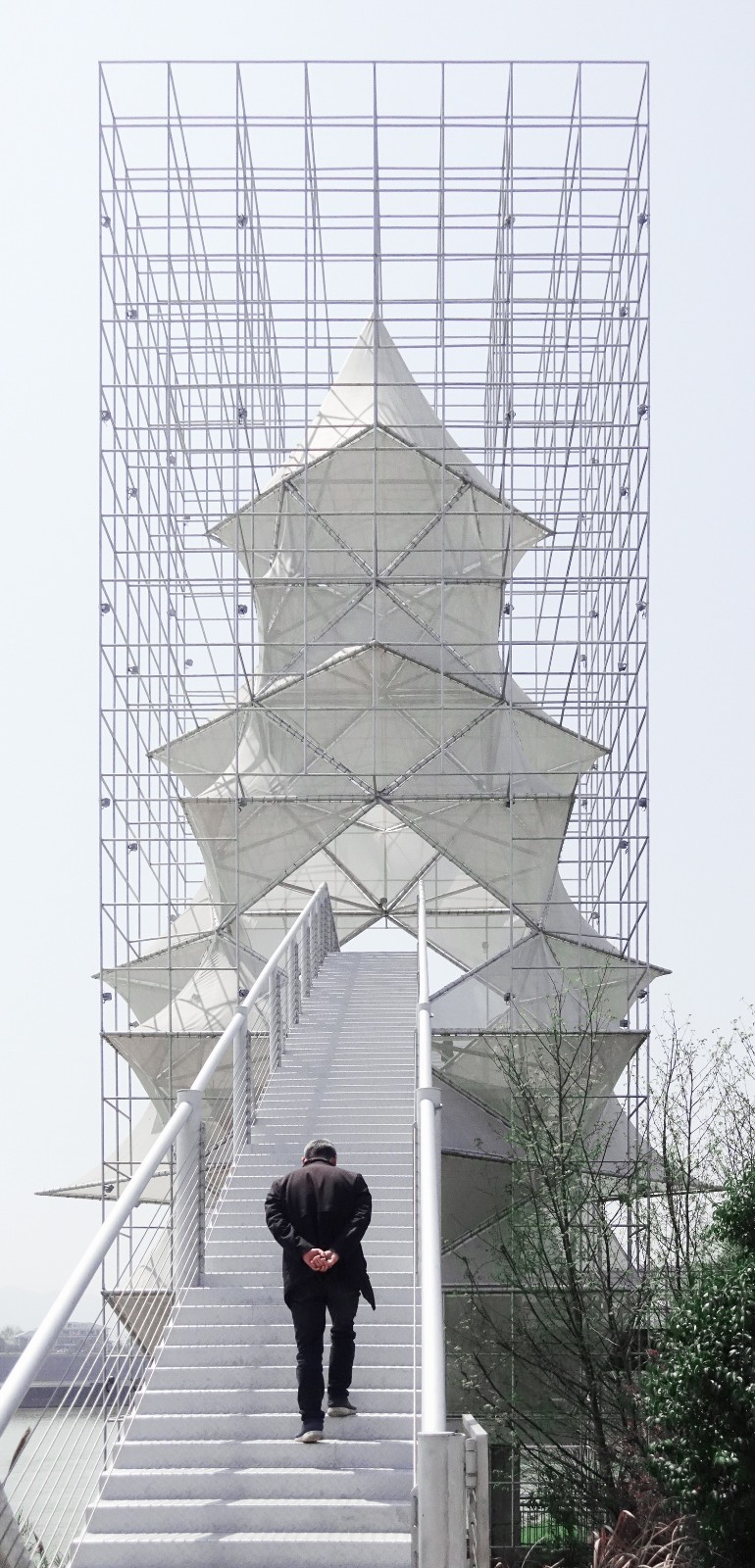 BIM建筑|人造树 / 有限设计工作室