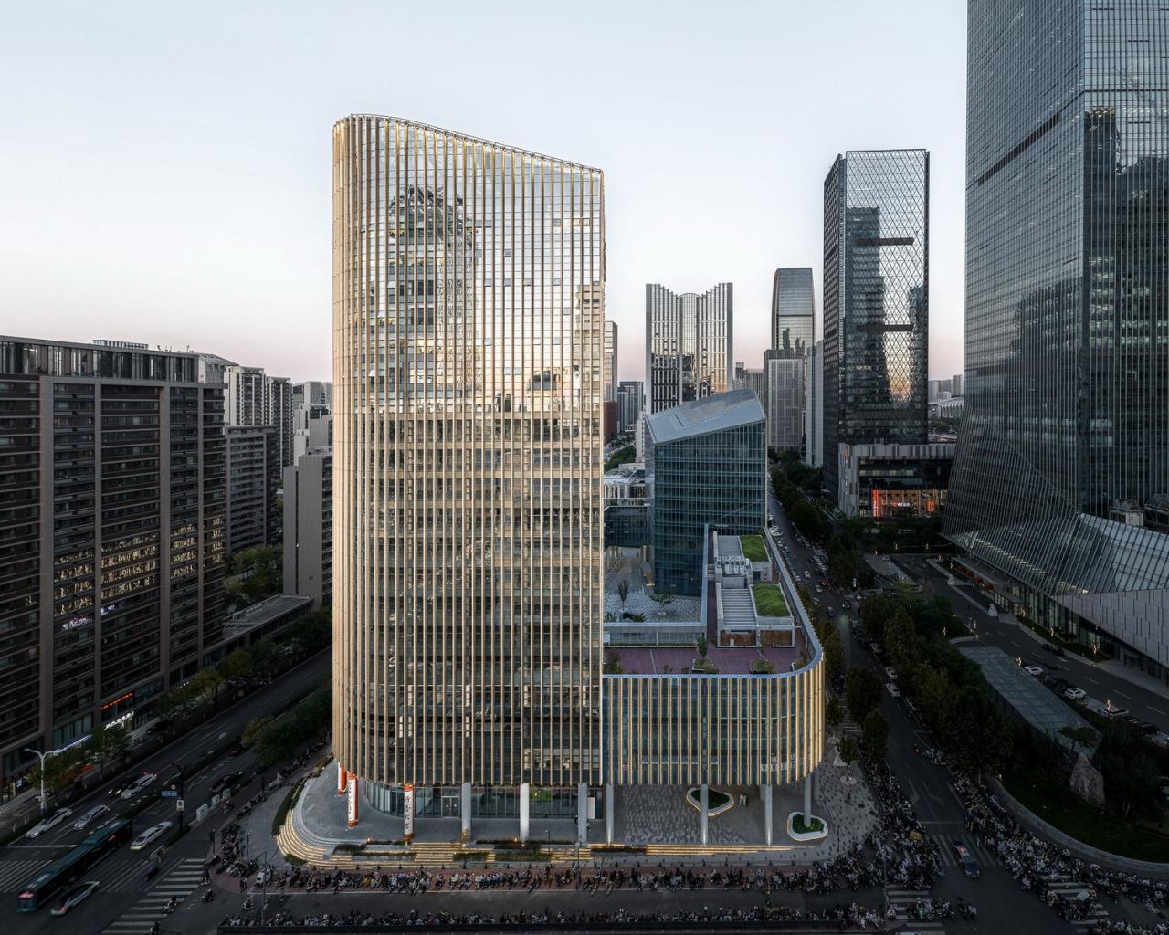 BIM建筑|济南中央商务区金石中心 / 盖博建筑设计事务所