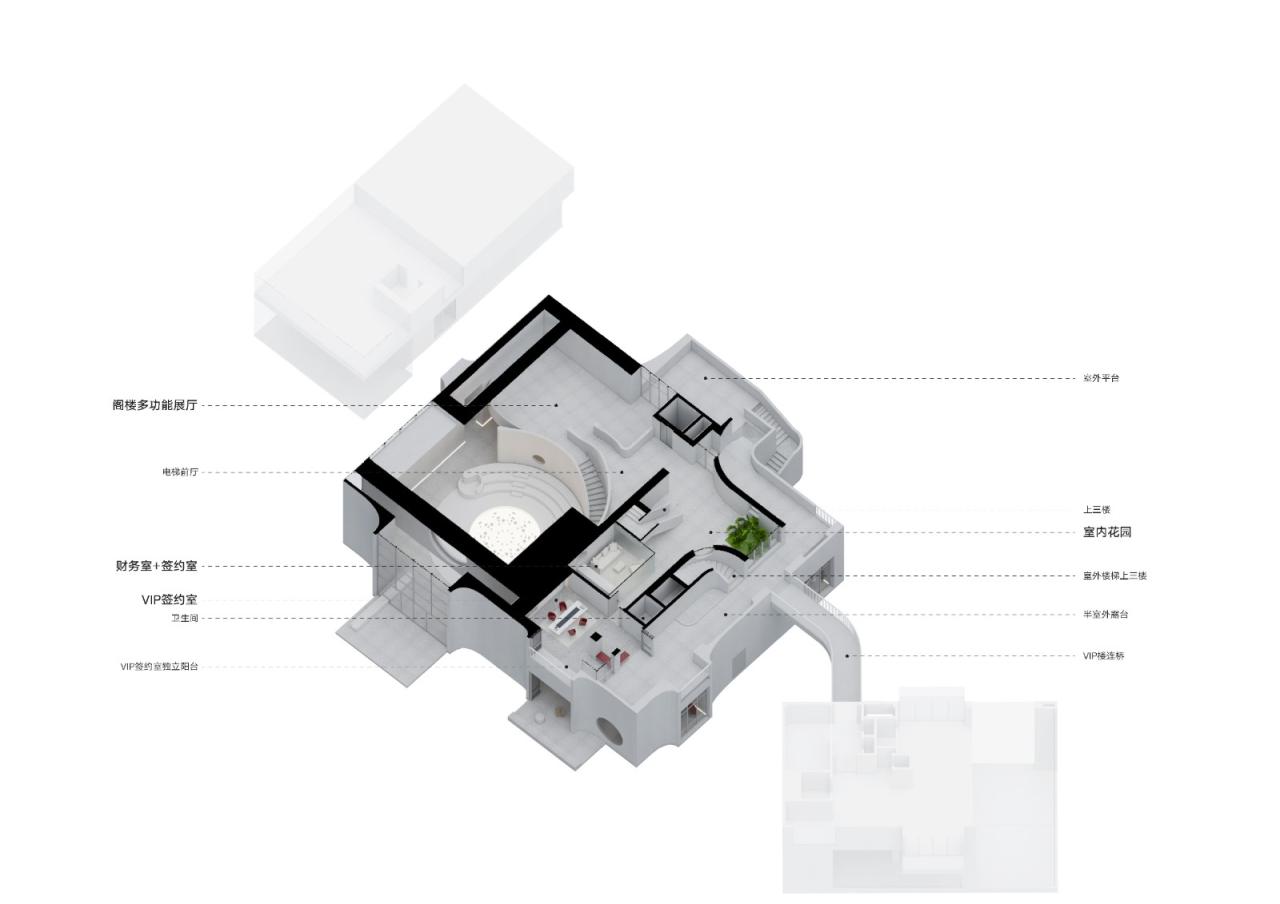 BIM建筑|玉山岚峰：正大太阳河咖啡小镇艺术中心 / Wutopia Lab