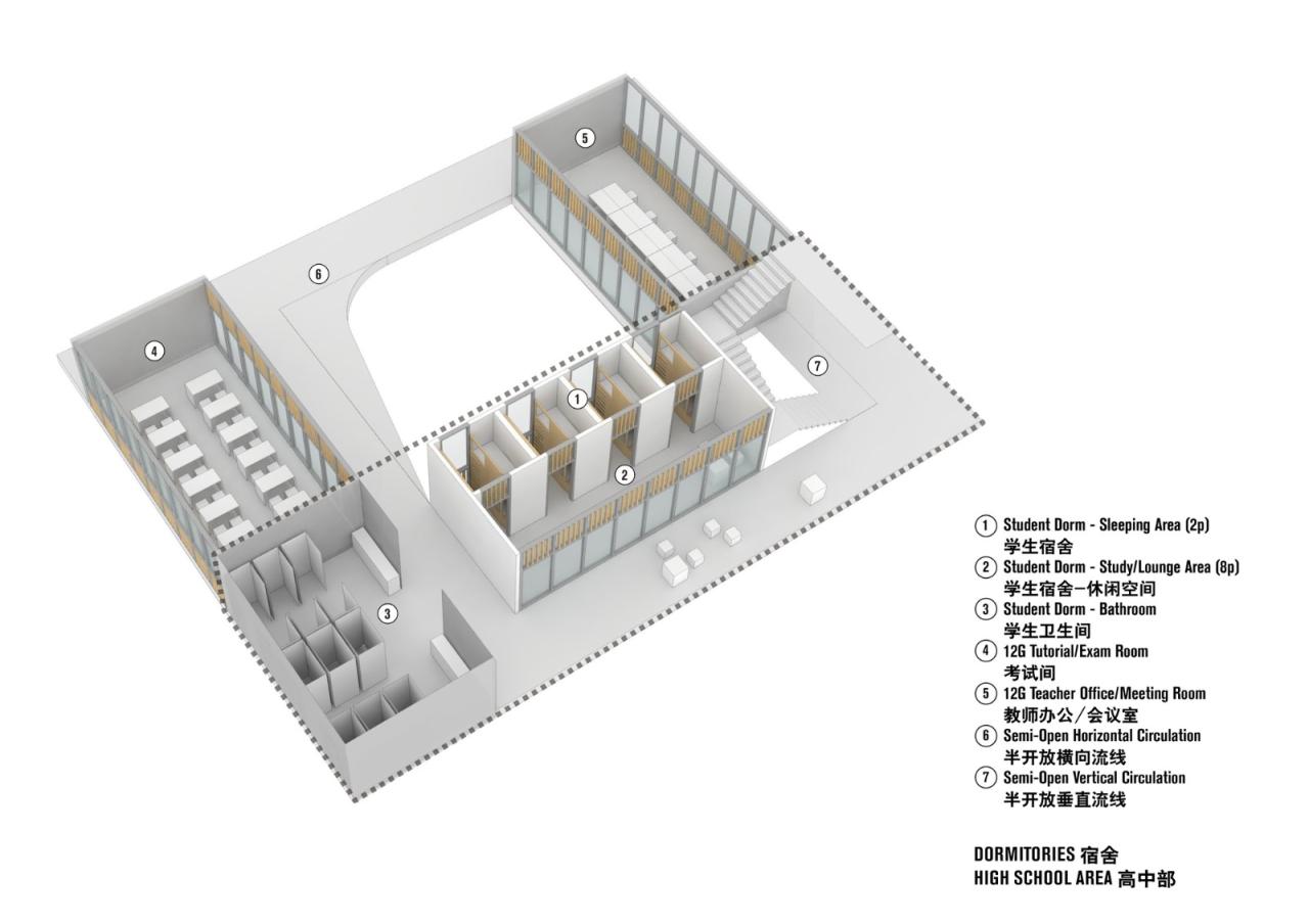 BIM建筑|北京大学附属中学海口学校 / Crossboundaries