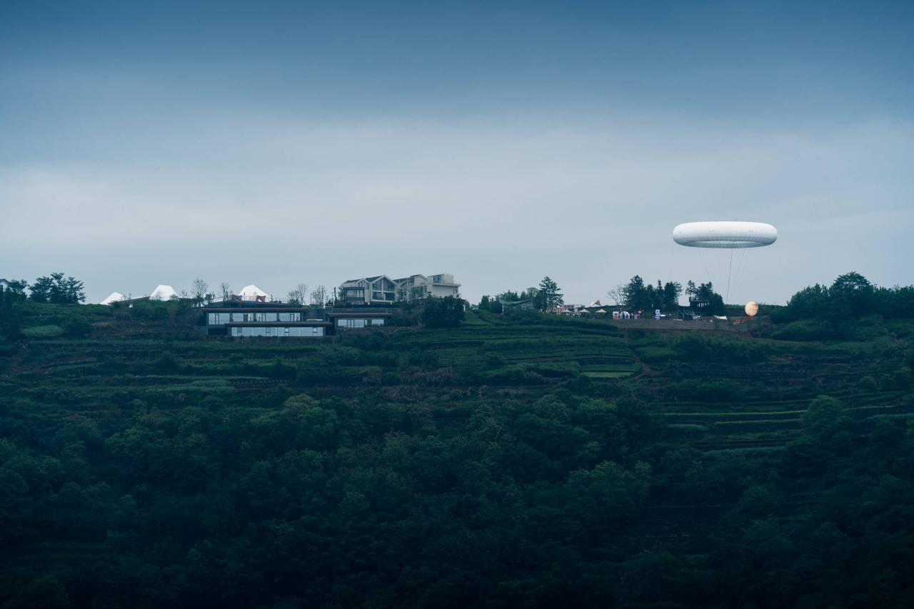 BIM建筑|上天入地：下岩贝穿云编木隧&腾云气象环 / 朱培栋-line+建筑事务所