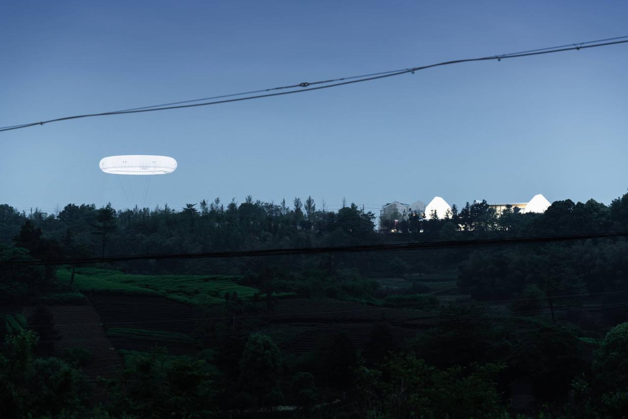 BIM建筑|上天入地：下岩贝穿云编木隧&腾云气象环 / 朱培栋-line+建筑事务所