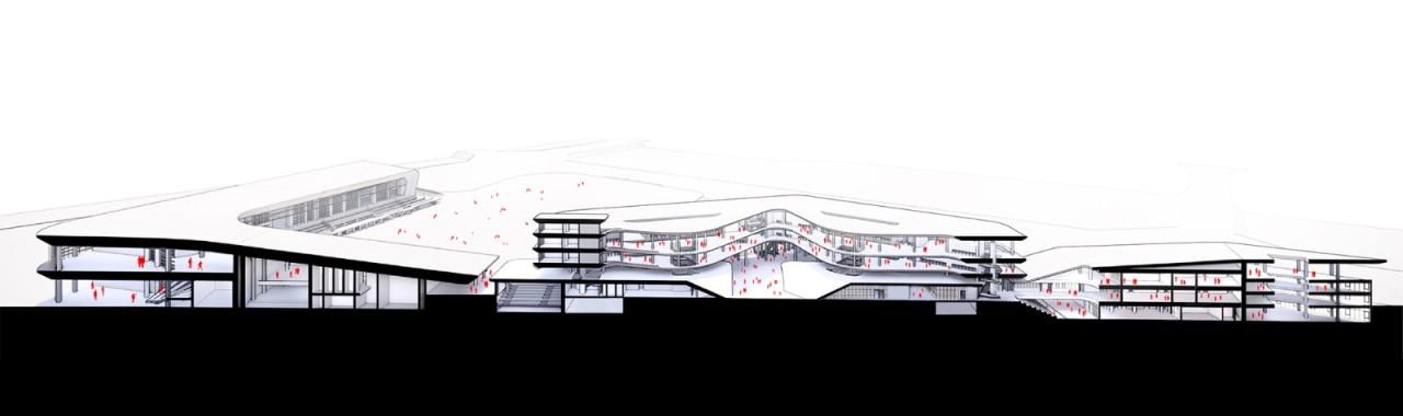 BIM建筑|北京大学附属中学海口学校 / Crossboundaries