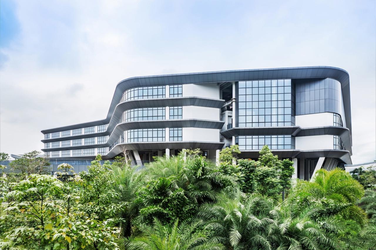 BIM建筑|北京大学附属中学海口学校 / Crossboundaries