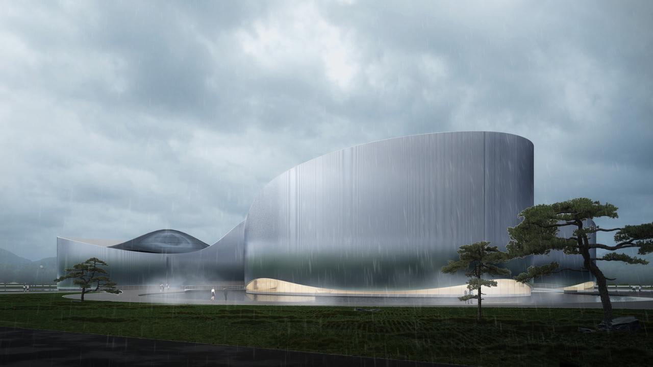 BIM建筑|徽文化艺术交流中心方案设计 / UJ 李思远新作