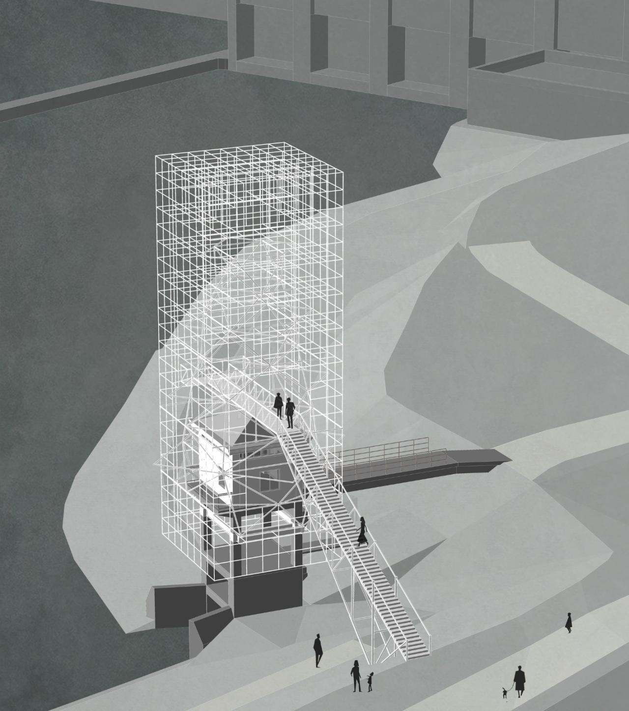 BIM建筑|人造树 / 有限设计工作室