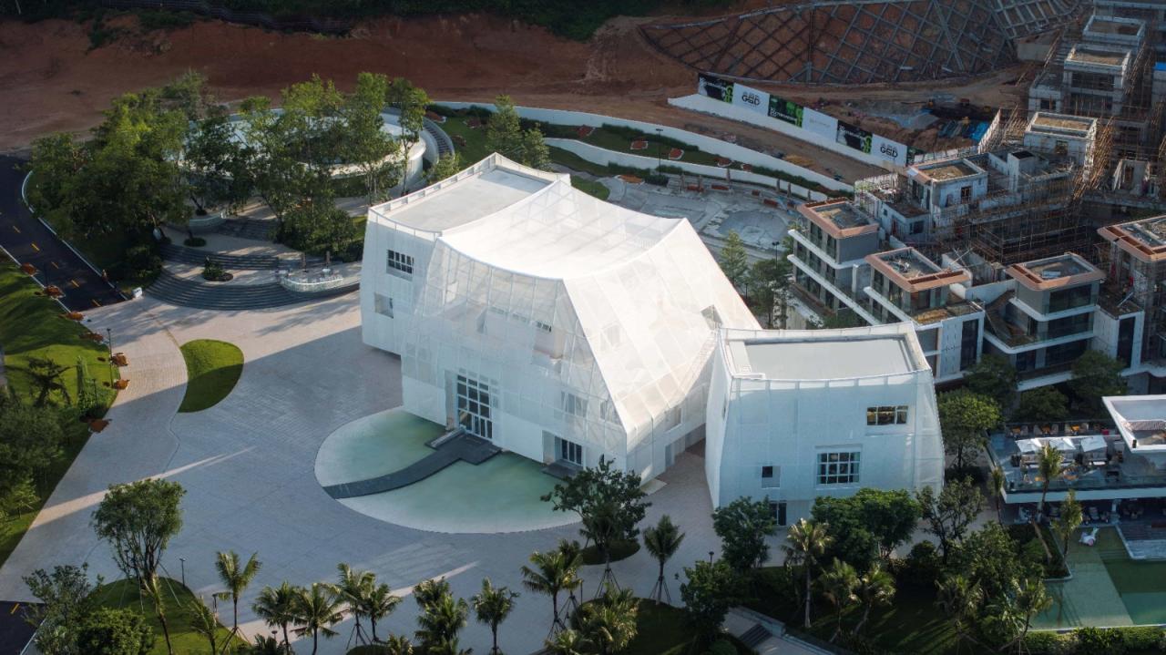 BIM建筑|玉山岚峰：正大太阳河咖啡小镇艺术中心 / Wutopia Lab