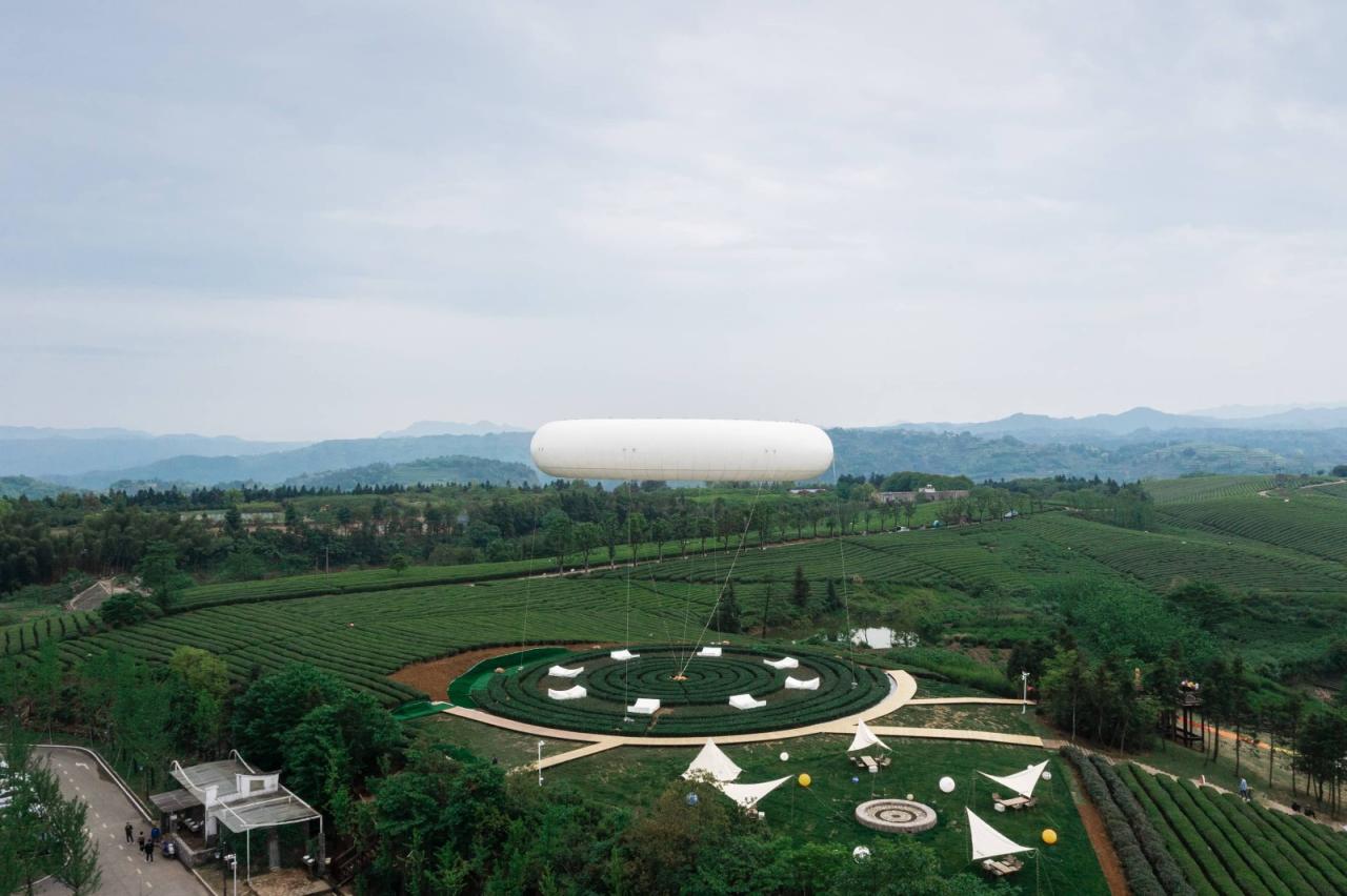 BIM建筑|上天入地：下岩贝穿云编木隧&腾云气象环 / 朱培栋-line+建筑事务所