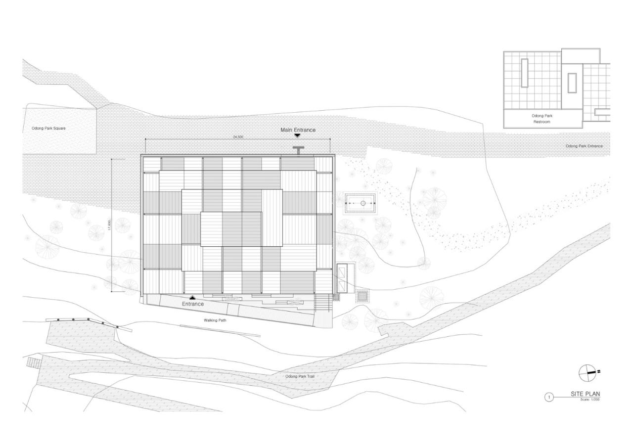 BIM建筑|Odong 公共图书馆 / Unsangdong Architects