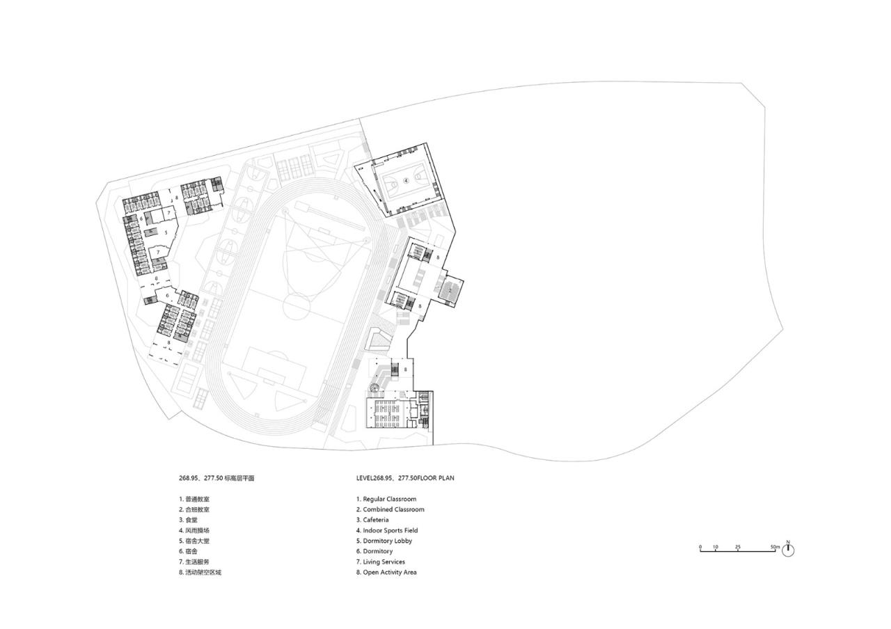 BIM建筑|三峡巴蜀中学：建筑与大地的和谐协奏 / 西筑设计作品