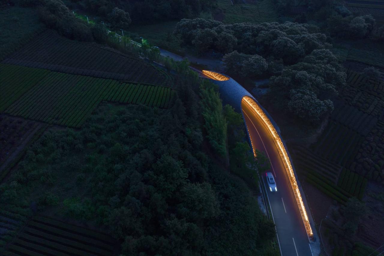 BIM建筑|上天入地：下岩贝穿云编木隧&腾云气象环 / 朱培栋-line+建筑事务所