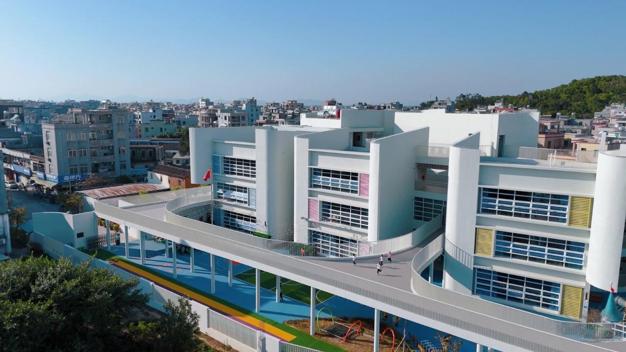 BIM建筑|阳西县沙扒镇书村幼儿园 / 华南理工大学建筑设计研究院