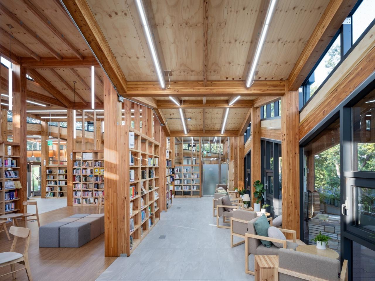 BIM建筑|Odong 公共图书馆 / Unsangdong Architects