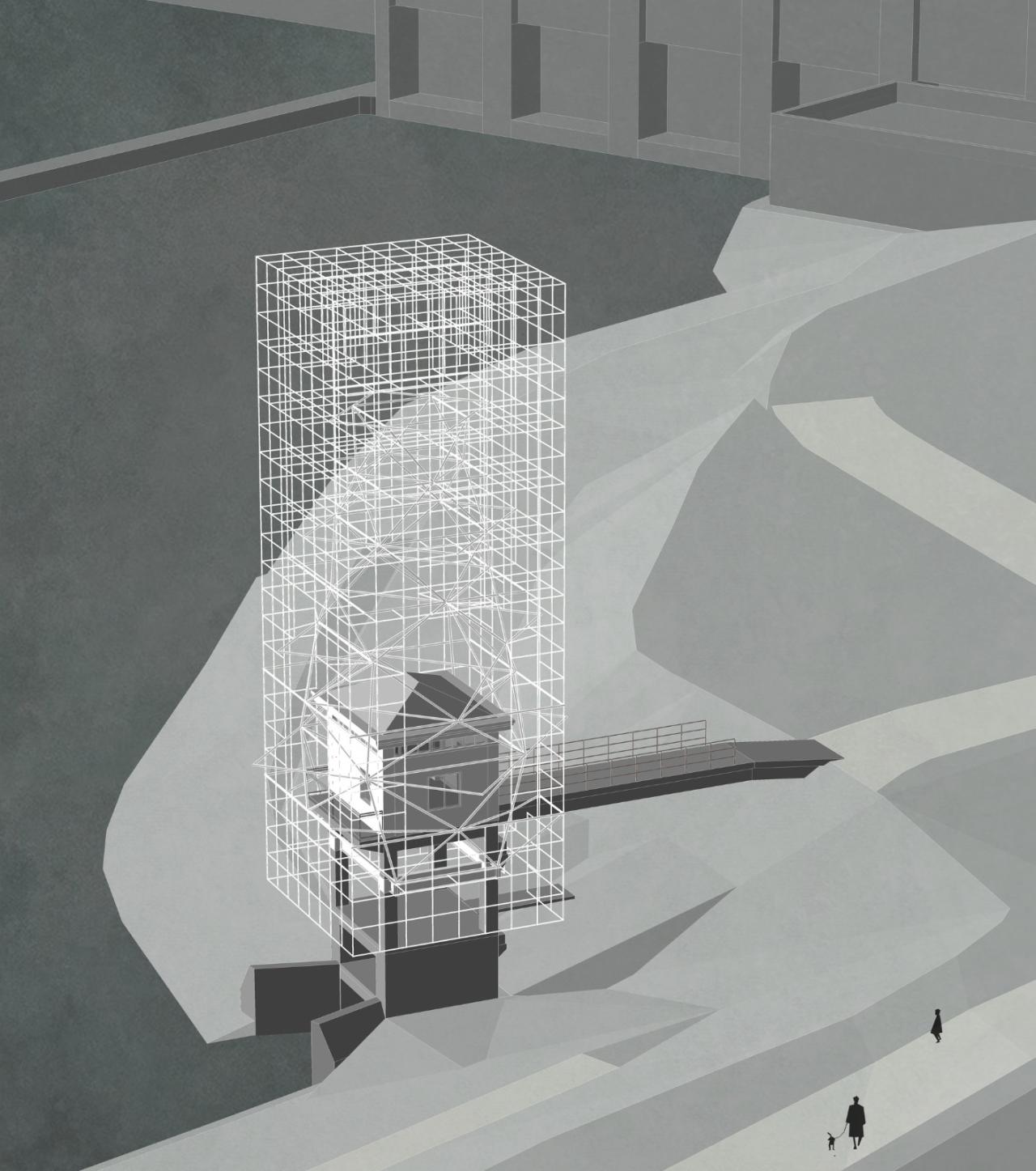 BIM建筑|人造树 / 有限设计工作室