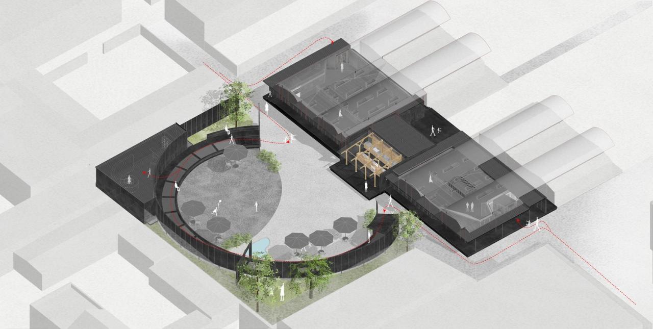 BIM建筑|EASE PARK / 边缘计划建筑工作室