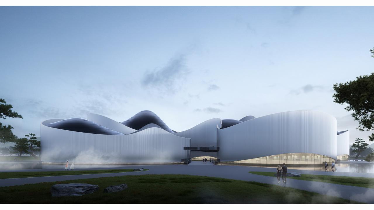 BIM建筑|徽文化艺术交流中心方案设计 / UJ 李思远新作