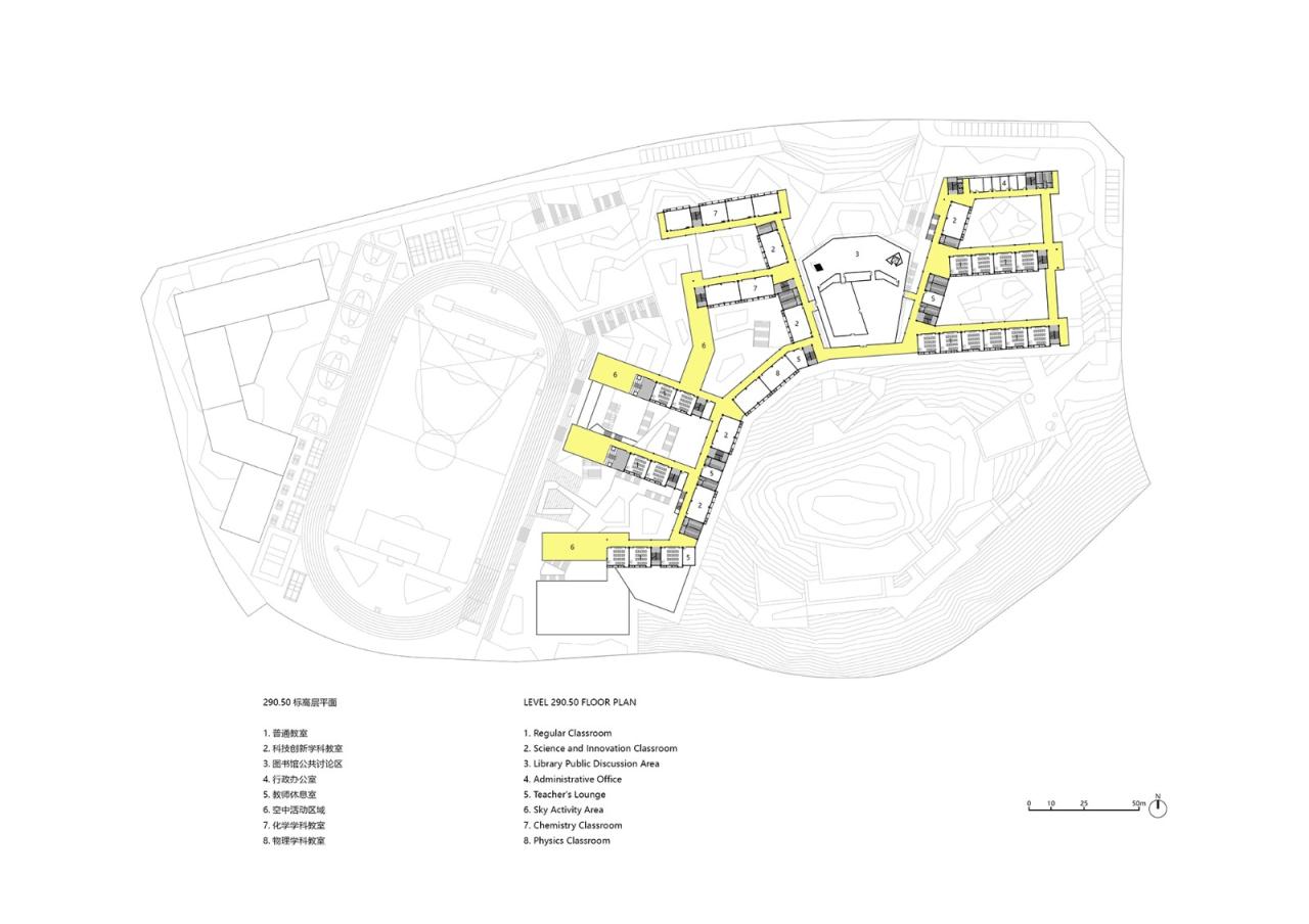 BIM建筑|三峡巴蜀中学：建筑与大地的和谐协奏 / 西筑设计作品